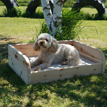 Hundebett Willow aus Zirbe - Rund