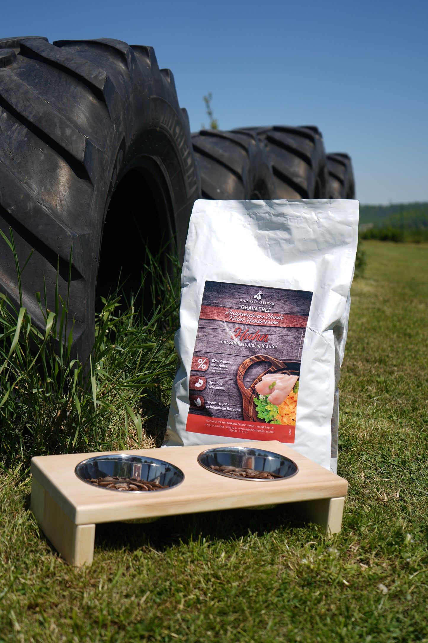 Huhn mit Süßkartoffel & Kräutern – Grain Free für ausgewachsene, kleine Rassen