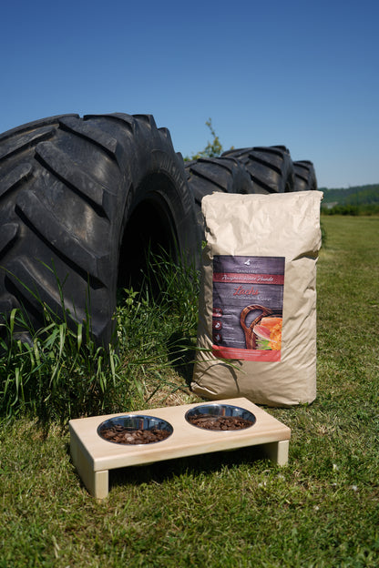 Lachs mit Forelle, Süßkartoffel & Spargel – Grain Free für ausgewachsene Hunde