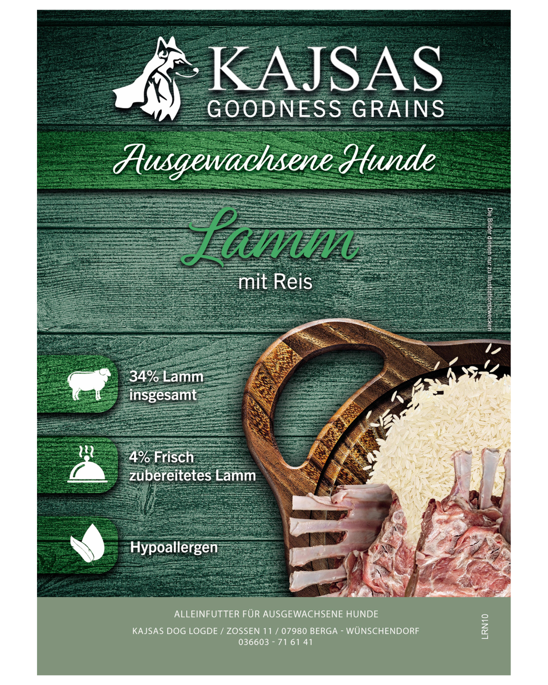 Lamm mit Reis – Goodness Grains für ausgewachsene Hunde